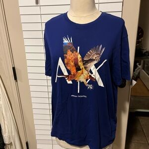 Armani Exchange Navy Graphic Tee